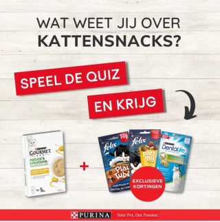 Gratis Purina staaltjes + kortingsbonnen