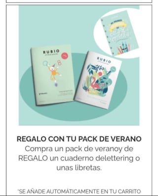 Cuaderno delettering o unas Libretas de Regalo en Rubio.