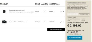 Tot 50% korting op geselecteerde producten dmv code bij OM System