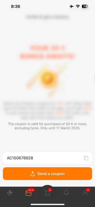 €10 korting als u deze couponcode gebruikt