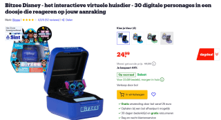 Bitzee Interactief digitaal diertje Disney voor €25 bij Bol