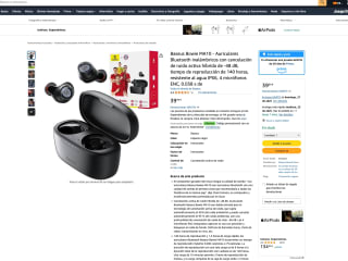 Auriculares Baseus Bowie MA10 Bluetooth inalámbricos con cancelación de ruido 140 horas resistente al agua IPX6 4 micrófonos ENC por solo 21,99€