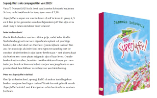 Boek Superjuffie! voor €2,99 in doe Boekhandels