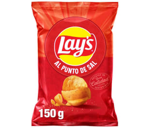 2 Lay'S Patatas Fritas Al Punto de Sal 150g por solo 1,90€