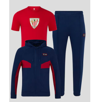 Conjunto Castore ATHLETIC CLUB BILBAO Chaqueta/ camiseta y pantalón por solo 70€