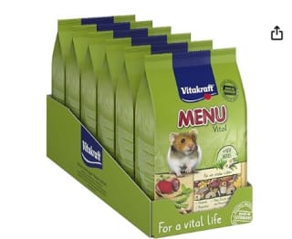 VITAKRAFT Vita Fuerza Solos Forro para hámster 400g. Paquete de 6