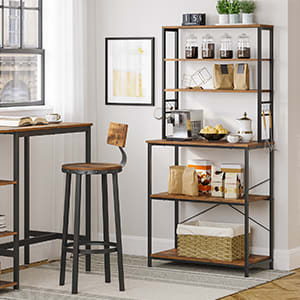 VASAGLEI ndustrieel wandrek voor €73,94 bij Amazon