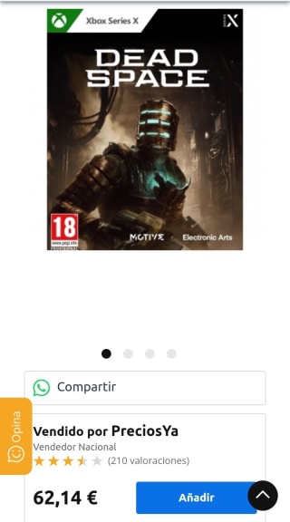 Dead Space Xbox Series X por 42,99€.