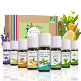 Coffret Plénitude de 8 Huiles essentielles bio à 11,56€