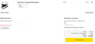 Casco SHOEI NXR 2 22.06 blanco por solo 366€