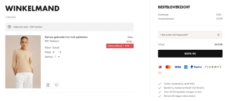 20% korting op de nieuwe damescollectie van WE