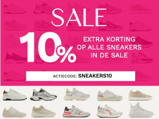 10% extra korting op sneakers uit de Sale bij Van den Assem