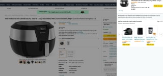 Tefal Freidora de Aire Caliente Easy Fry 1850W por 216,78€