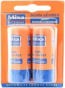 Pack de 2 Soins des Lèvres Mixa Intensif Peaux Sèches - Antidessèchement à 2,36€