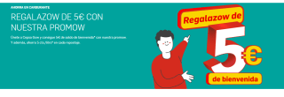 5€ de regalo primera compra en Cepsa