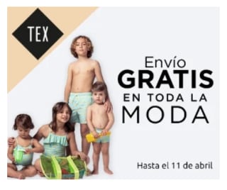 Envío gratis en toda la moda y ofertas de ropa desde 1€ y promos con 50% ofertazas