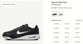 Nike Air Max Solo herenschoenen voor €54,99 in de Nike store