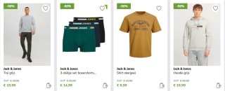 Jack & Jones heren kleding tot 50% korting bij Limango