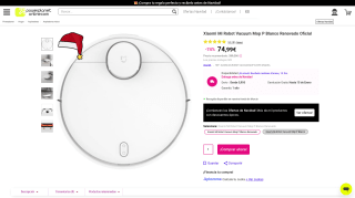 Xiaomi Mi Robot Vacuum Mop P Blanco Renovado por 74,99€