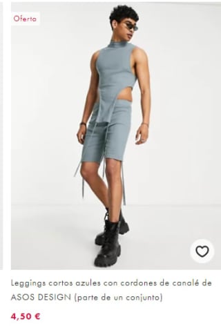 Descuentos por tiempo limitado de hasta -80% en Asos prendas desde 1,70€