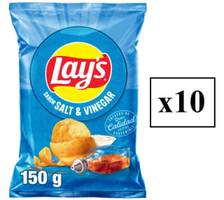 10 bolsas de Lay'S Patatas Fritas Vinagreta, 150g por 9.91€