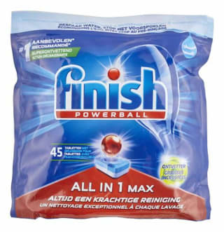 Finish All in One vaatwastabletten 5x 45 voor €26,95