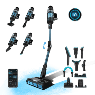 Aspirador Escoba sin Cable Cecotec Conga Rockstar 9500 Connected Ergowet 3000 IA por 199€