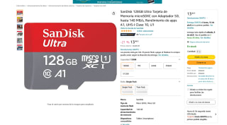 Tarjeta SanDisk 128GB Ultra de Memoria microSDXC con adaptador SD por 13,46€
