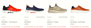 Skechers kortingscode voor 20% korting op je bestelling
