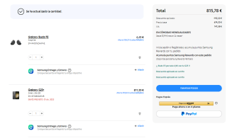 Samsung Galaxy S23+ de 256GB + Auriculares Galaxy Buds FE por 815,78€