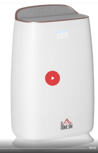 Purificador de Aire con Filtro HEPA de 3 Capas CADR 220 m³/h hasta 28 m² marca Homcom por 35,90€
