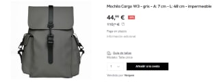 Mochila Rains Cargo W3 por 44.9€