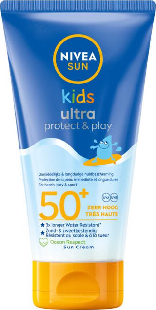 Nivea Sun Kids Ultra Protect & Play SPF50+ voor €10,50 bij Bol