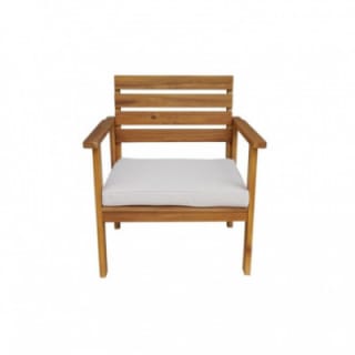 Conjunto de Jardín rectangular y 3 Sillas con cojines por solo 239,99€