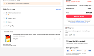 Mi Pad Xiaomi Redmi Pad SE versión Global 11" FHD 90Hz Snapdragon 680 8000mAh por 117,76€