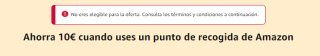 10€ de regalo por recoger pedido en punto recogida Amazon
