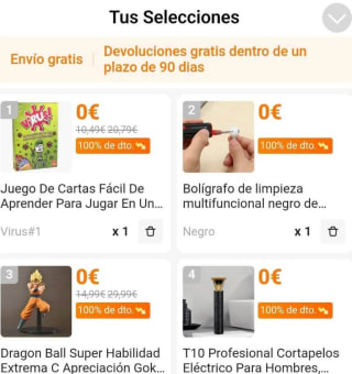 Ofertazas desde Temu productos por menos de 1€ alucina