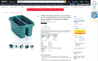 Cubo doble Combi Box de Leifheit por 2,99€