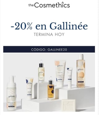 -20% de descuento en la marca Gallinee
