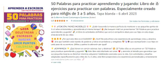Libro de ejercicios para practicar - de 3 a 5 años por 4,73€