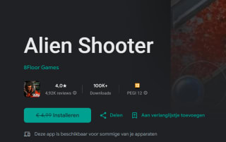 Alien Shooter voor Android gratis in de Play store