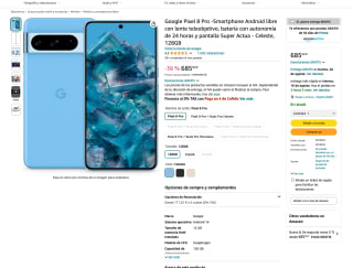 Google Pixel 8 Pro 128GB celeste por solo 685€