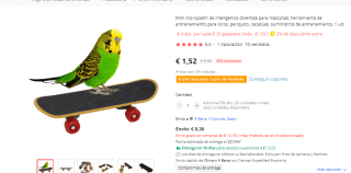 Skate para mascotas por solo 1.52€