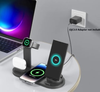 Cargador inalámbrico 5 en 1 para iPhone por 2,16€ cuentas nuevas y existentes por 6,29€