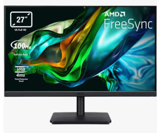 Monitor marca Acer V277 E 27" IPS 1920x1080 FHD por 93,98€ (cuenta nueva 81,98€)