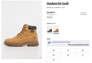 Dockers by Gerli Botines con cordones por 34€