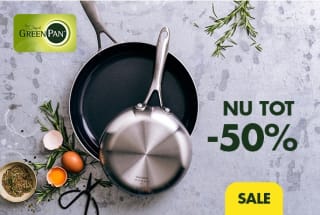 Tot 50% korting bij Greenpan