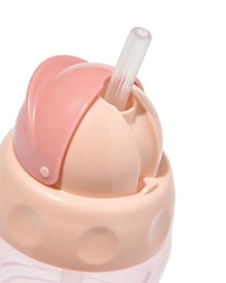 Drinkfles met rietje 300 ml voor €2 bij de Hema