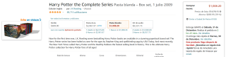 Harry Potter Saga Completa en Inglés a $1,008 en Amazon