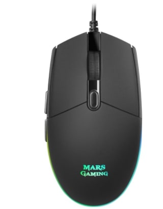 Ratón gaming con cable RGB Flow marca Mars Gaming MMG por 7,90€